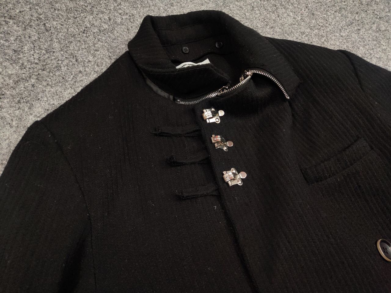 Other Holonomic Designer Japanese Black Womens Jacket Size S / US 4 / IT 40 - 17 Thumbnail