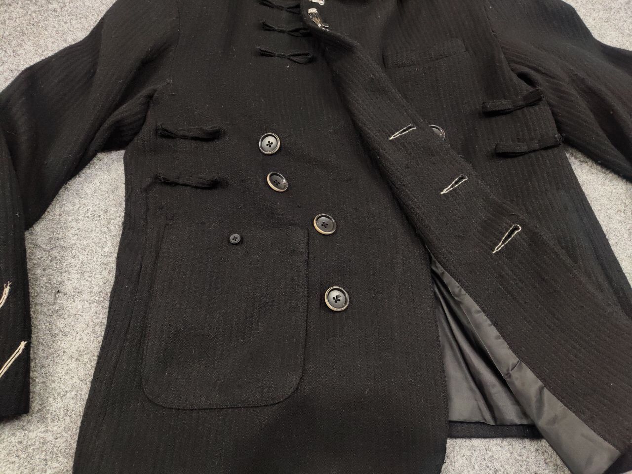 Other Holonomic Designer Japanese Black Womens Jacket Size S / US 4 / IT 40 - 19 Thumbnail