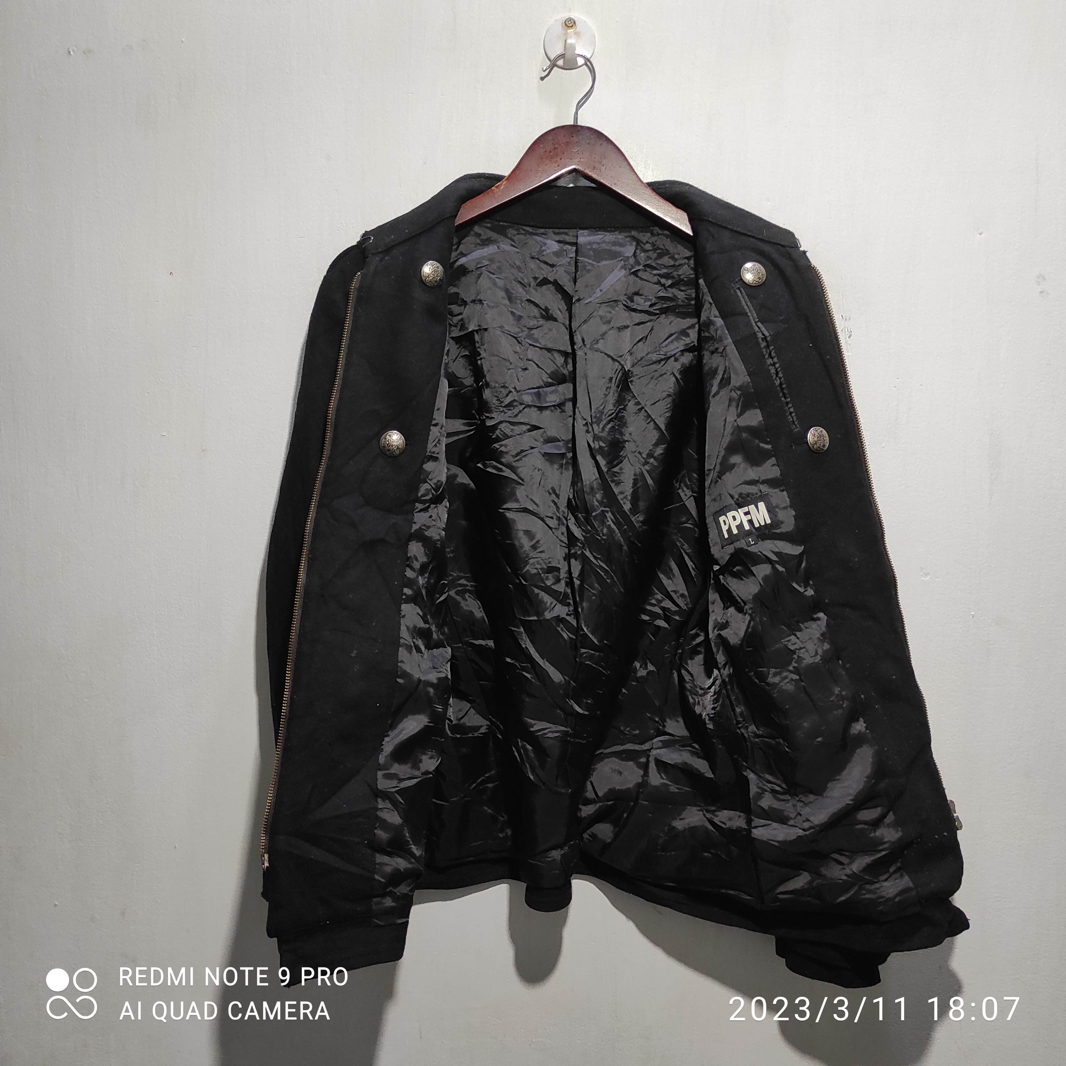 PPFM PPFM Wool Jacket Zipper Button Punk Style Jacket Size US M / EU 48-50 / 2 - 15 Thumbnail