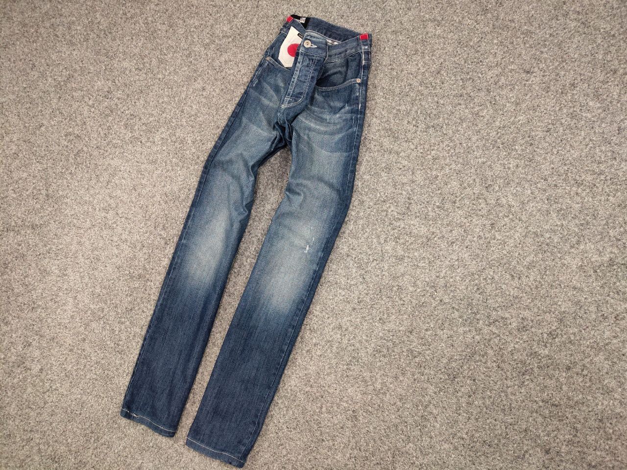 Moschino Love Moschino Italy Designer Japan Logo Faded Denim Jeans Size US 34 / EU 50 - 3 Thumbnail