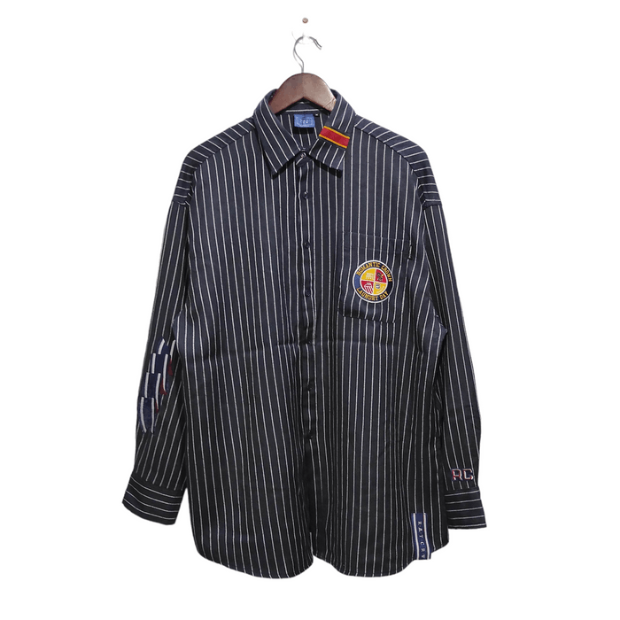 Streetwear Romantic Crown RMT CRW Laundry Day Stripe Shirt | Grailed