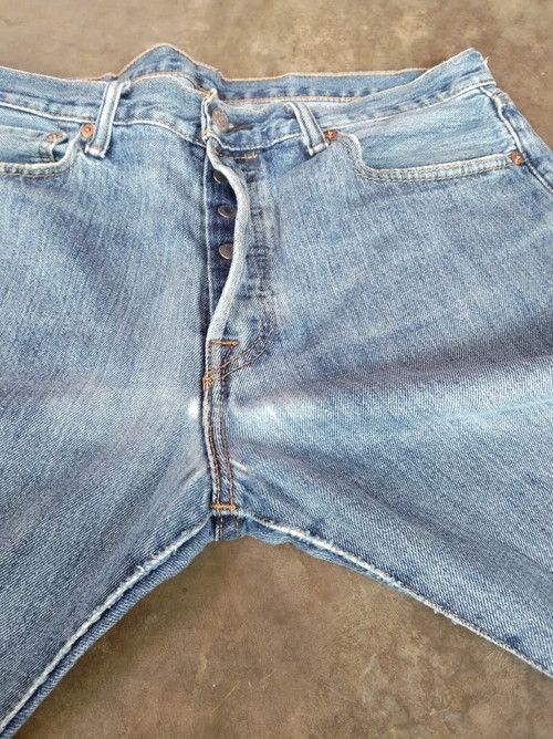 Levi's Vintage Levi's 501 Straight Leg Distressed Jeans 34x30 Size US 34 / EU 50 - 7 Thumbnail