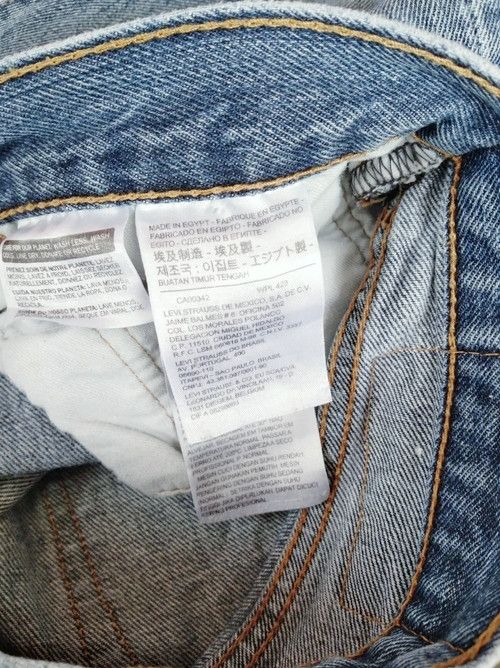 Levi's Vintage Levi's 501 Straight Leg Distressed Jeans 34x30 Size US 34 / EU 50 - 9 Thumbnail