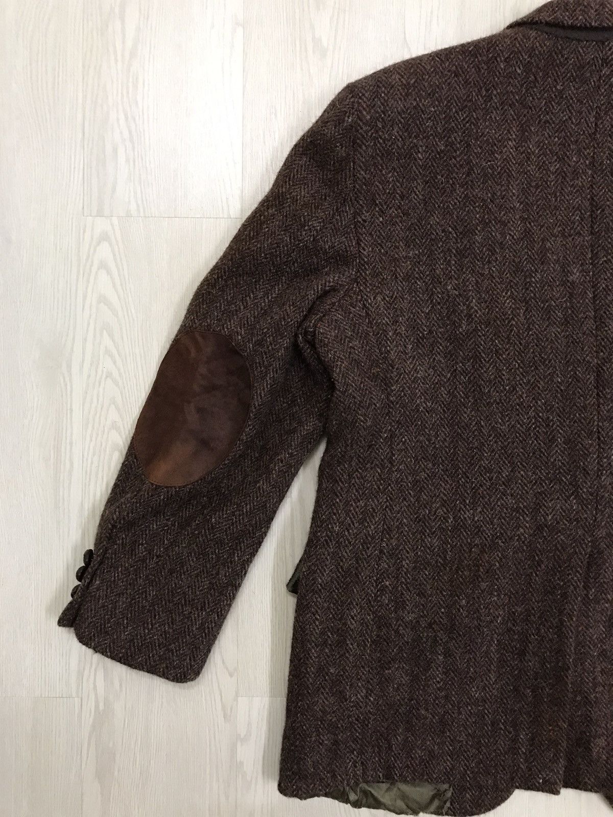 Harris Tweed × Vintage Vintage Harris Tweed Wool Jacket Handwoven Size US M / EU 48-50 / 2 - 9 Thumbnail