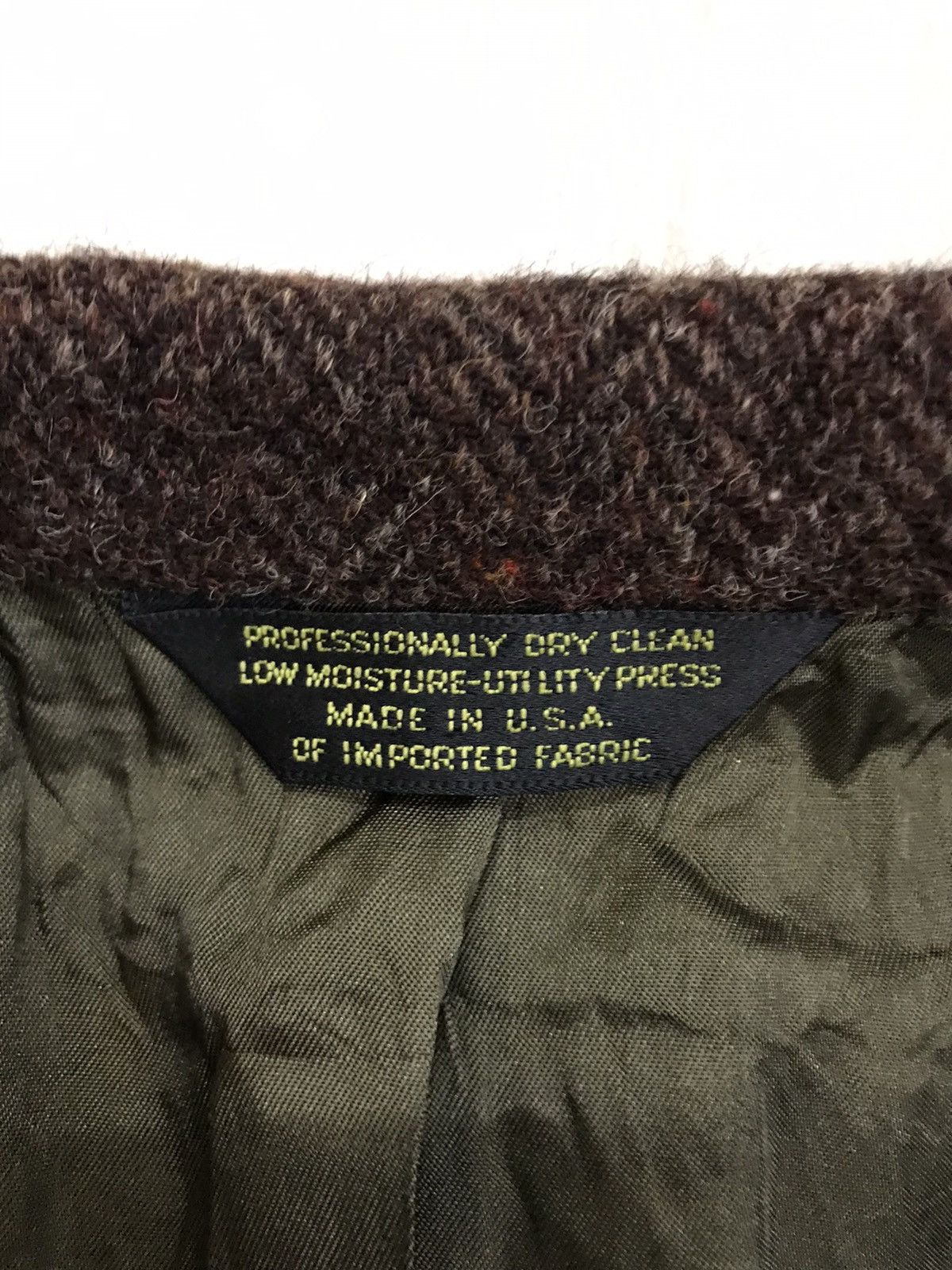 Harris Tweed × Vintage Vintage Harris Tweed Wool Jacket Handwoven Size US M / EU 48-50 / 2 - 15 Thumbnail