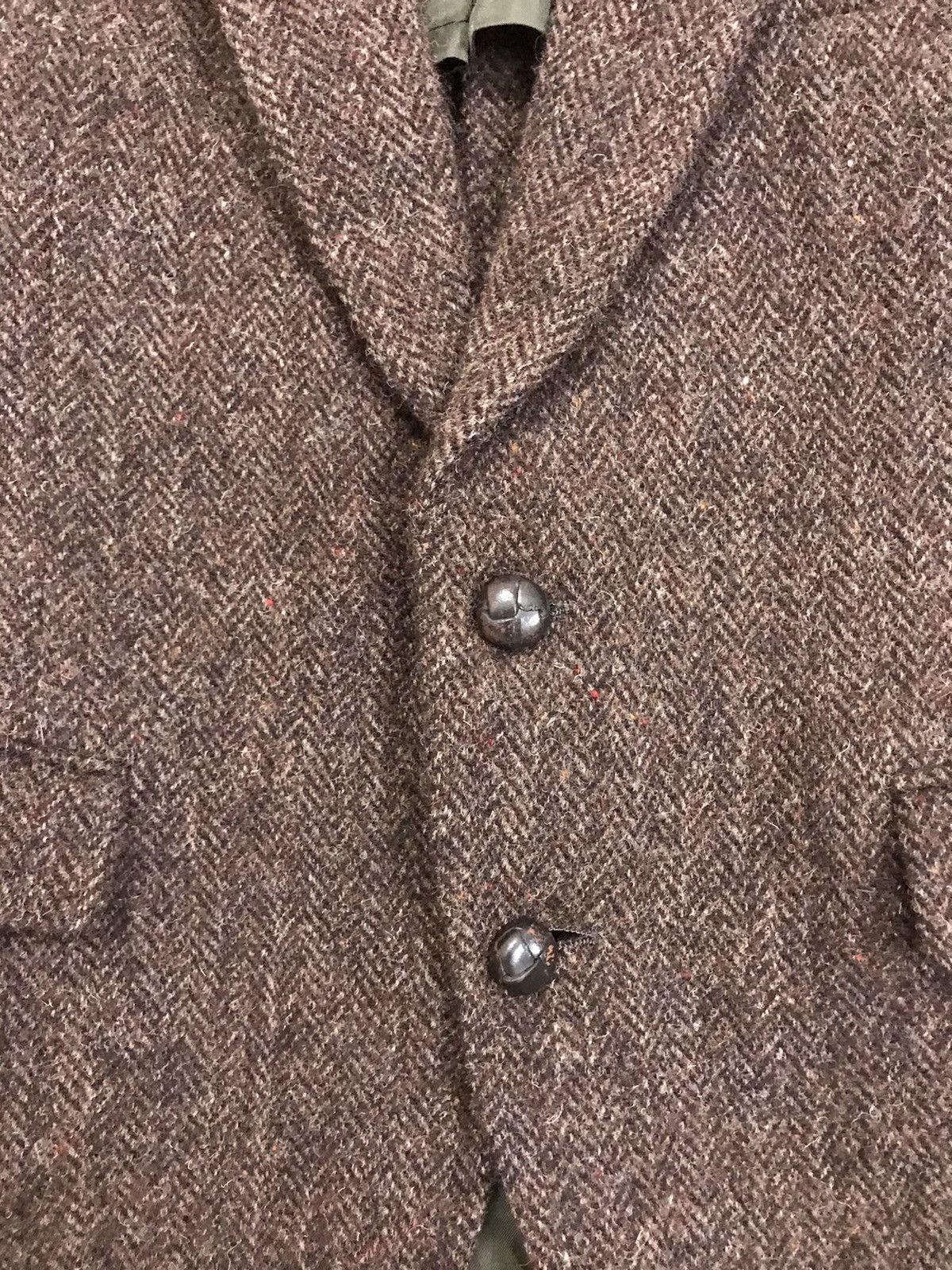 Harris Tweed × Vintage Vintage Harris Tweed Wool Jacket Handwoven Size US M / EU 48-50 / 2 - 12 Thumbnail