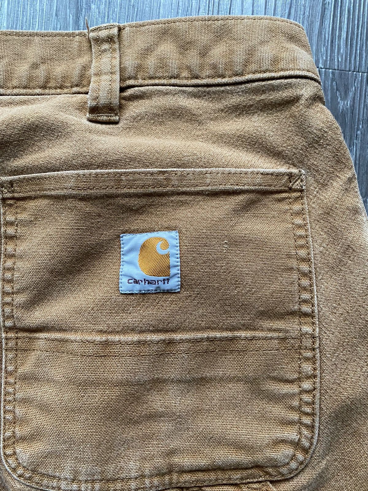 Carhartt Vintage Carhartt Carpenter Pants Brown Tan 34 Size US 34 / EU 50 - 3 Thumbnail