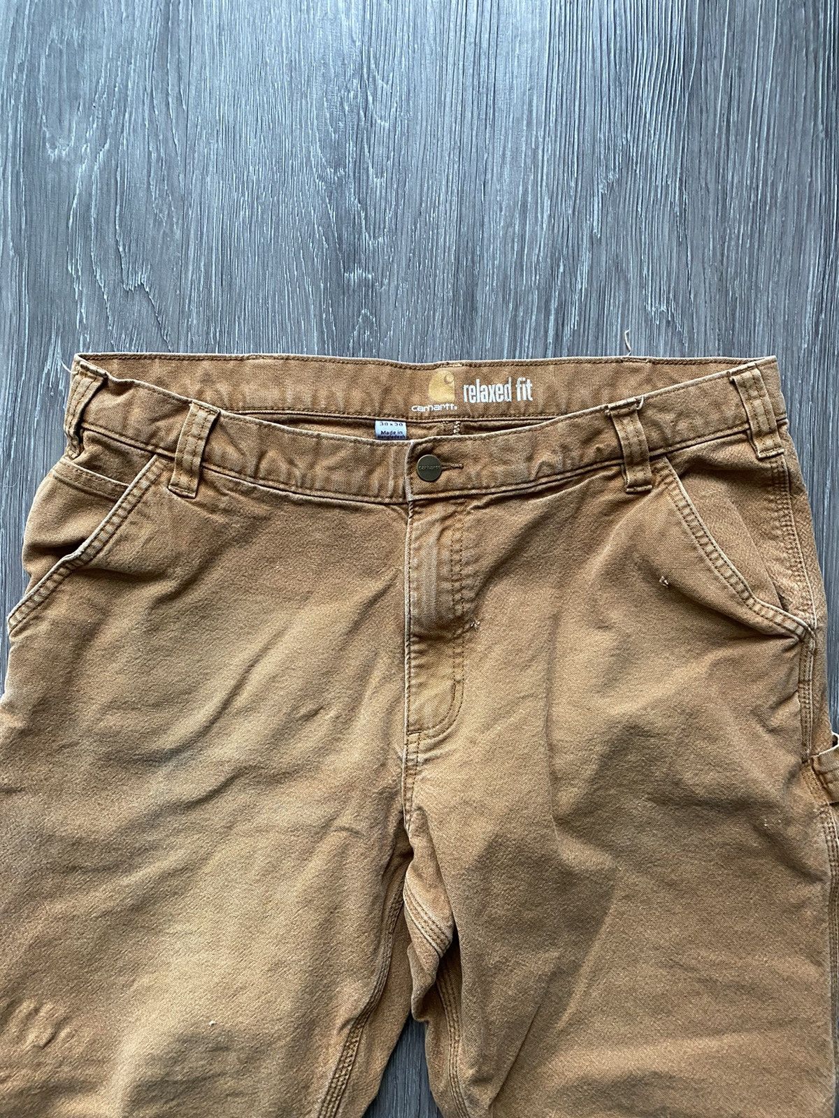 Carhartt Vintage Carhartt Carpenter Pants Brown Tan 34 Size US 34 / EU 50 - 7 Thumbnail