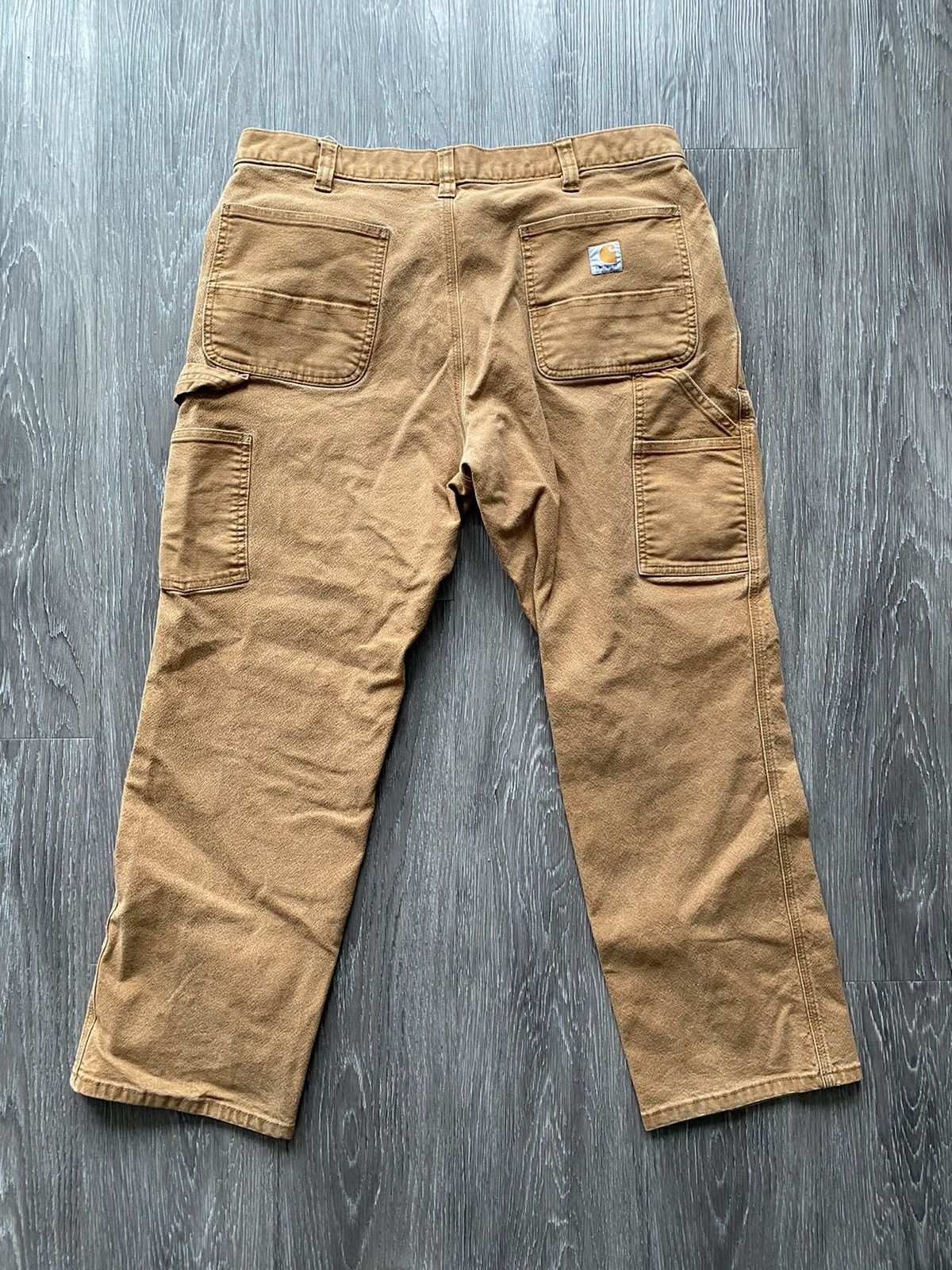 Carhartt Vintage Carhartt Carpenter Pants Brown Tan 34 Size US 34 / EU 50 - 1 Thumbnail