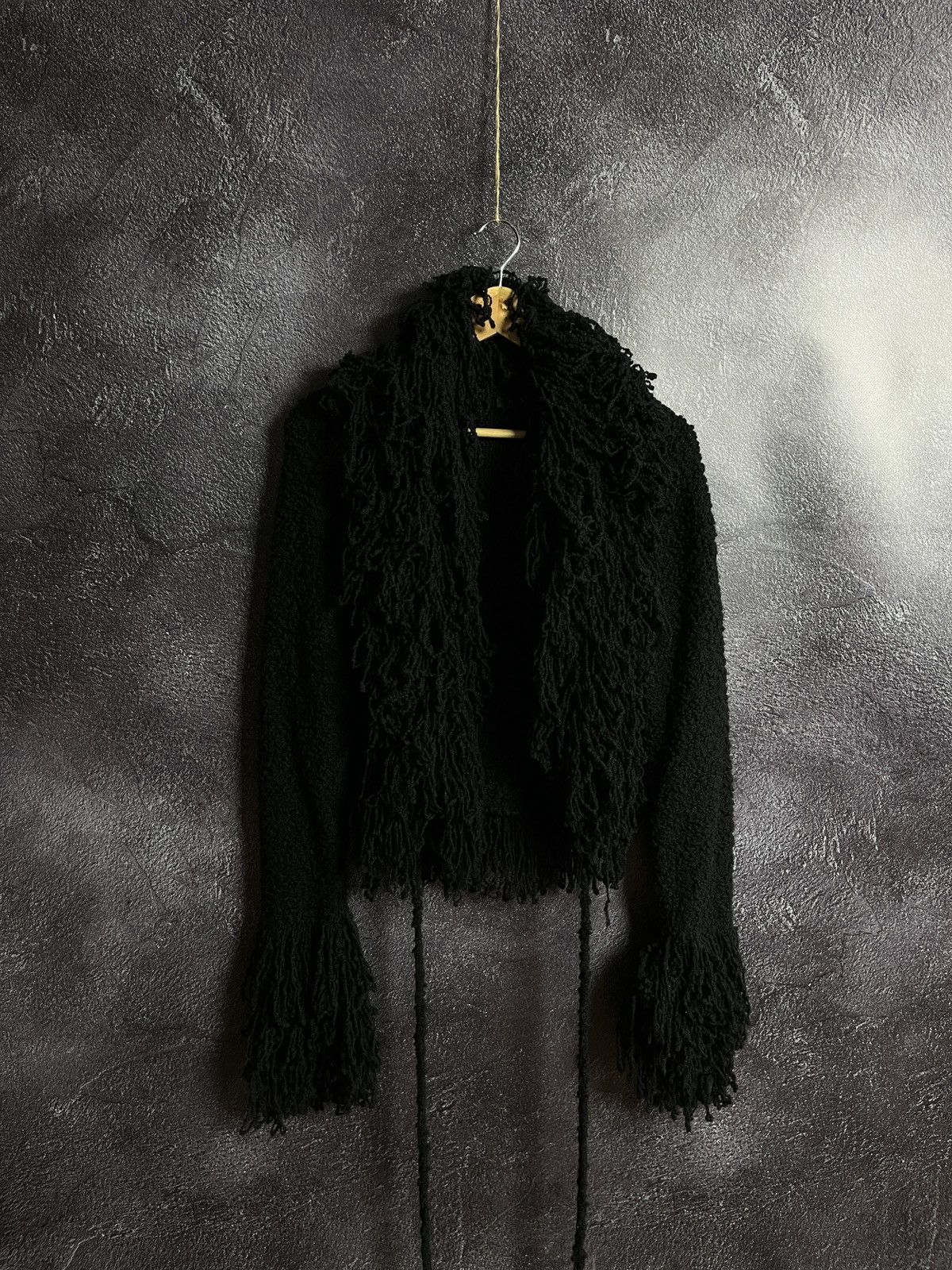 Vintage Hugo Boss Avant Garde Fuzzy Wool Jacket