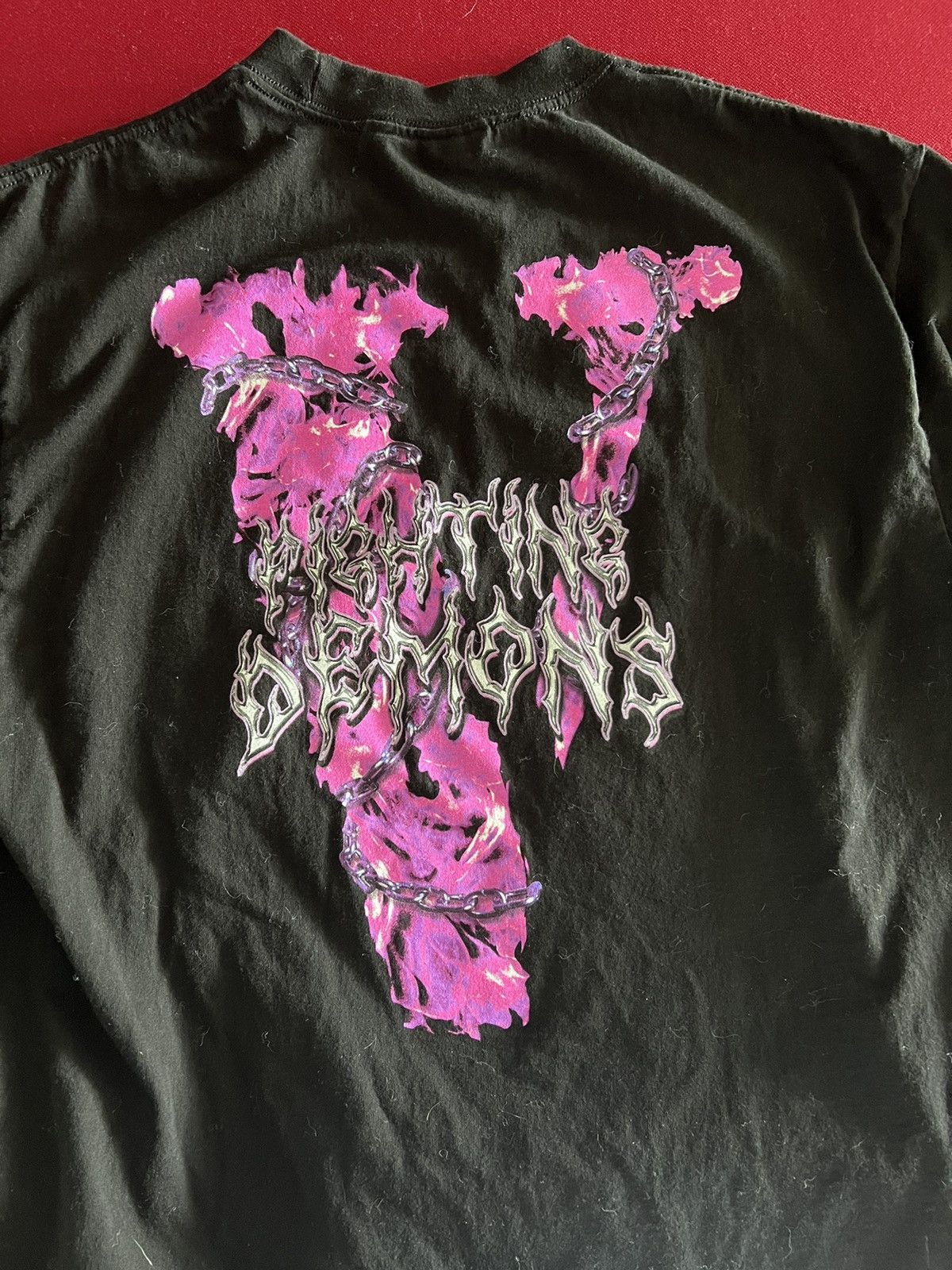 999 Club × Vlone VLONE JUICE WRLD FIGHTING DEMONS SHIRT Size US XL / EU 56 / 4 - 3 Thumbnail
