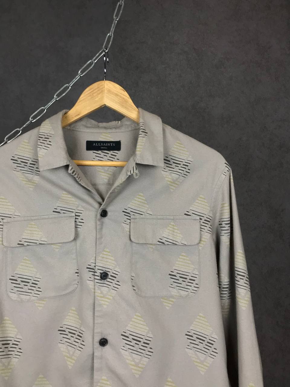 Allsaints Allsaints luxury streetwear flannel shirt Size US S / EU 44-46 / 1 - 2 Thumbnail