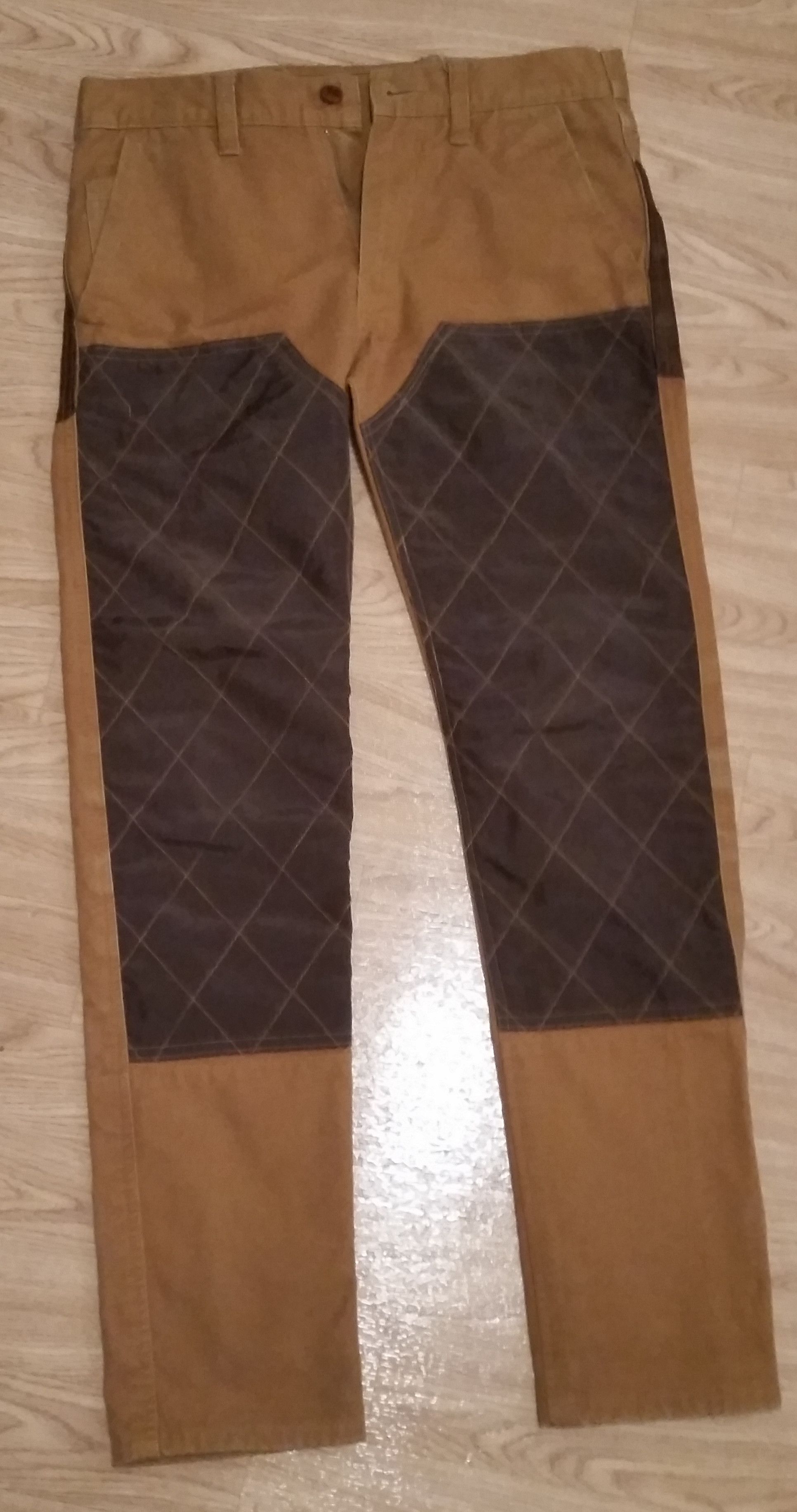 AW 2009 canvas paneled pants