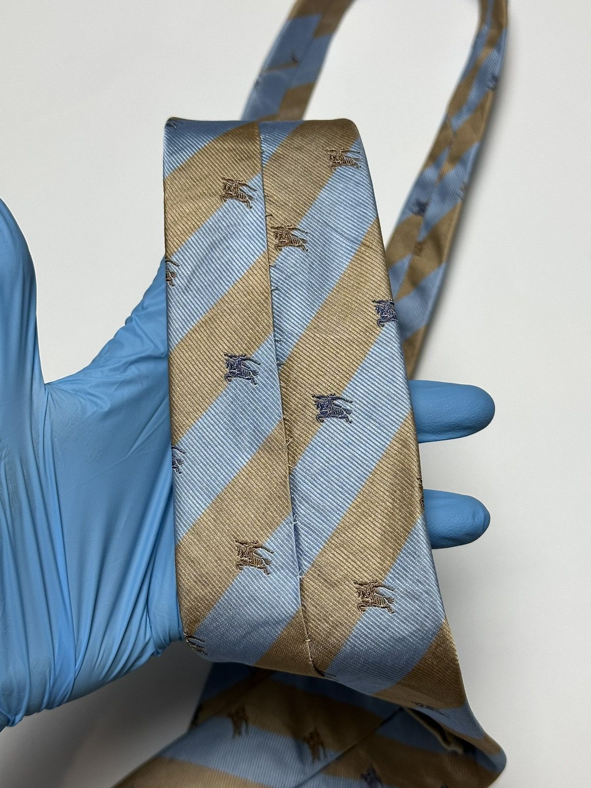 Burberry Burberry London Monogram Silk Tie Size ONE SIZE - 8 Thumbnail