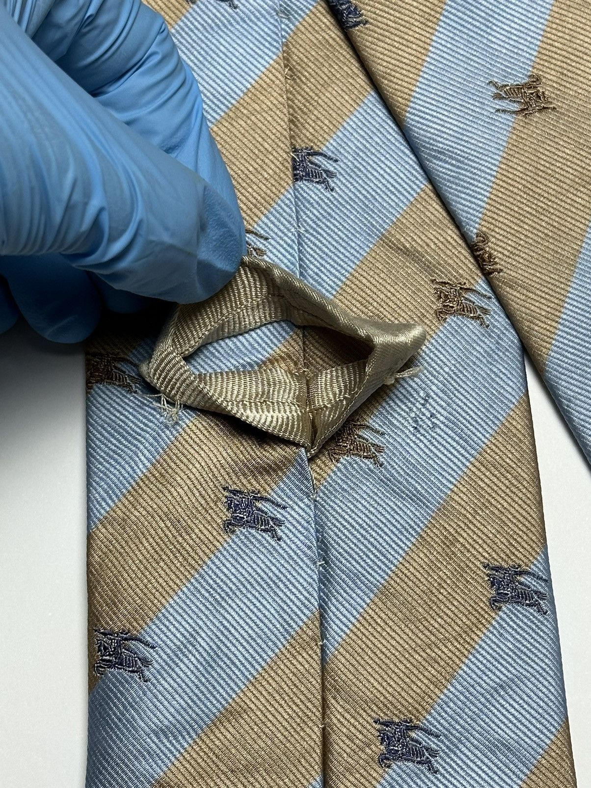 Burberry Burberry London Monogram Silk Tie Size ONE SIZE - 11 Thumbnail