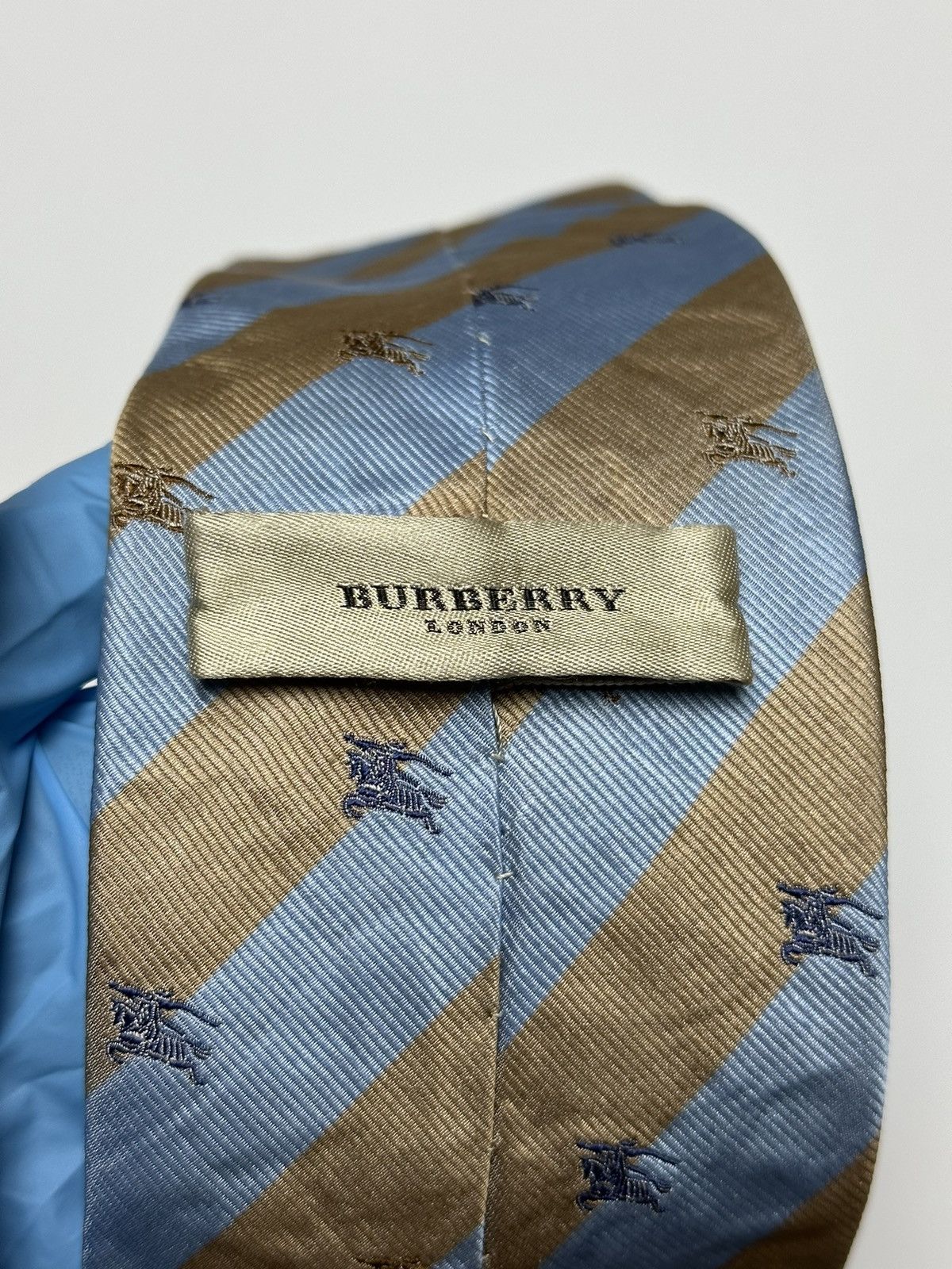 Burberry Burberry London Monogram Silk Tie Size ONE SIZE - 9 Thumbnail