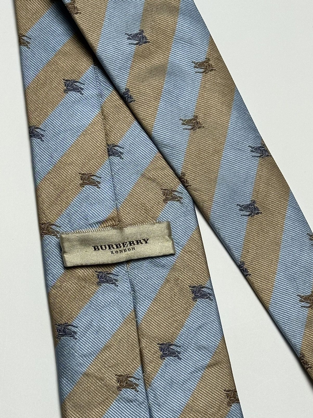 Burberry Burberry London Monogram Silk Tie Size ONE SIZE - 3 Thumbnail