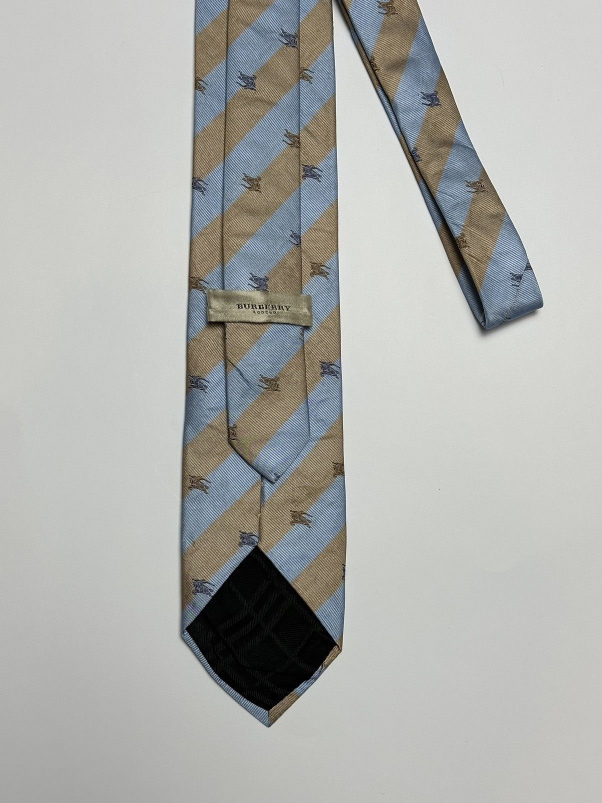 Burberry Burberry London Monogram Silk Tie Size ONE SIZE - 1 Thumbnail
