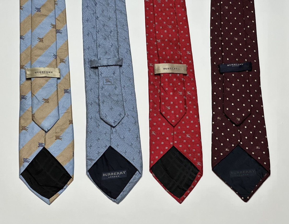 Burberry Burberry London Monogram Silk Tie Size ONE SIZE - 13 Thumbnail