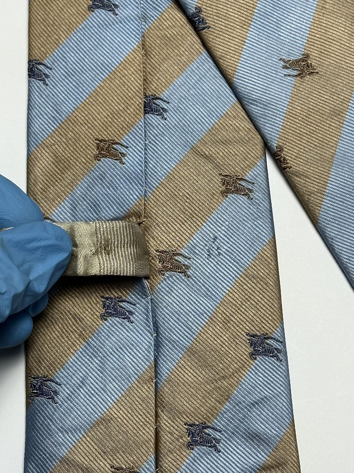 Burberry Burberry London Monogram Silk Tie Size ONE SIZE - 10 Thumbnail