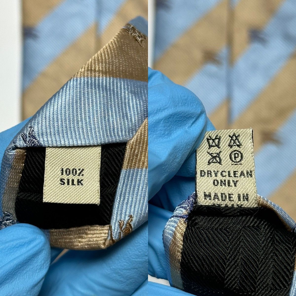 Burberry Burberry London Monogram Silk Tie Size ONE SIZE - 12 Thumbnail