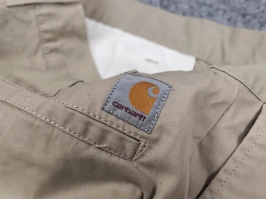 Carhartt Vintage 90's Carhartt Prime Pants Beige Trousers Regular Fit Size US 36 / EU 52 - 8 Thumbnail