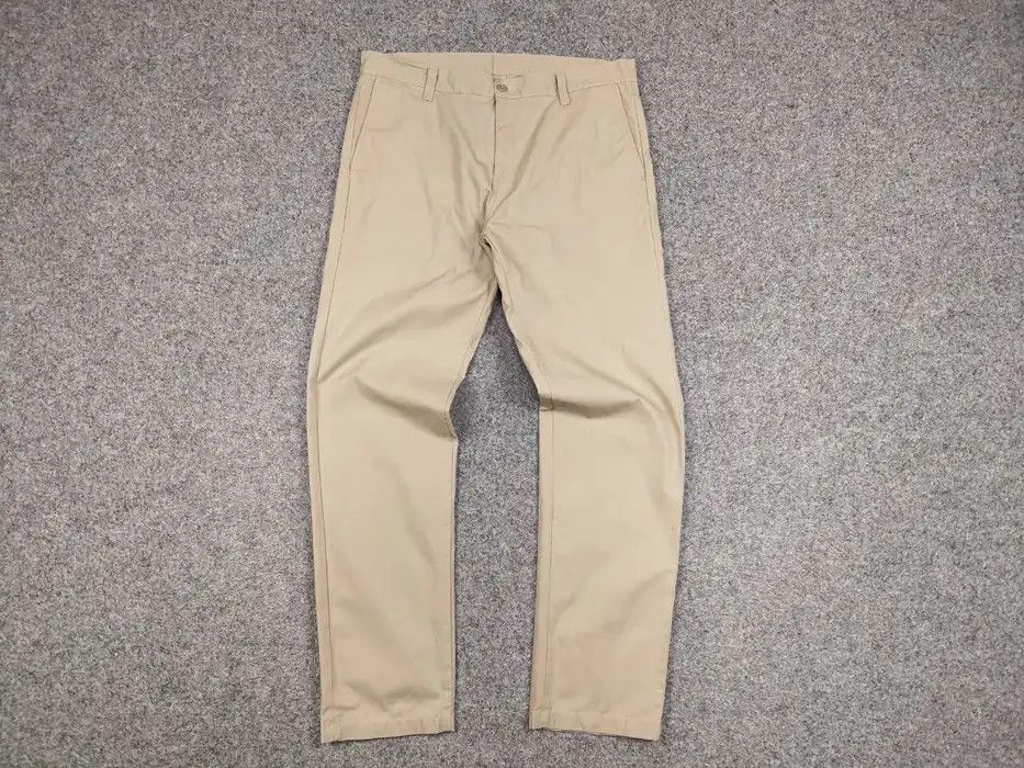 Carhartt Vintage 90's Carhartt Prime Pants Beige Trousers Regular Fit Size US 36 / EU 52 - 5 Thumbnail