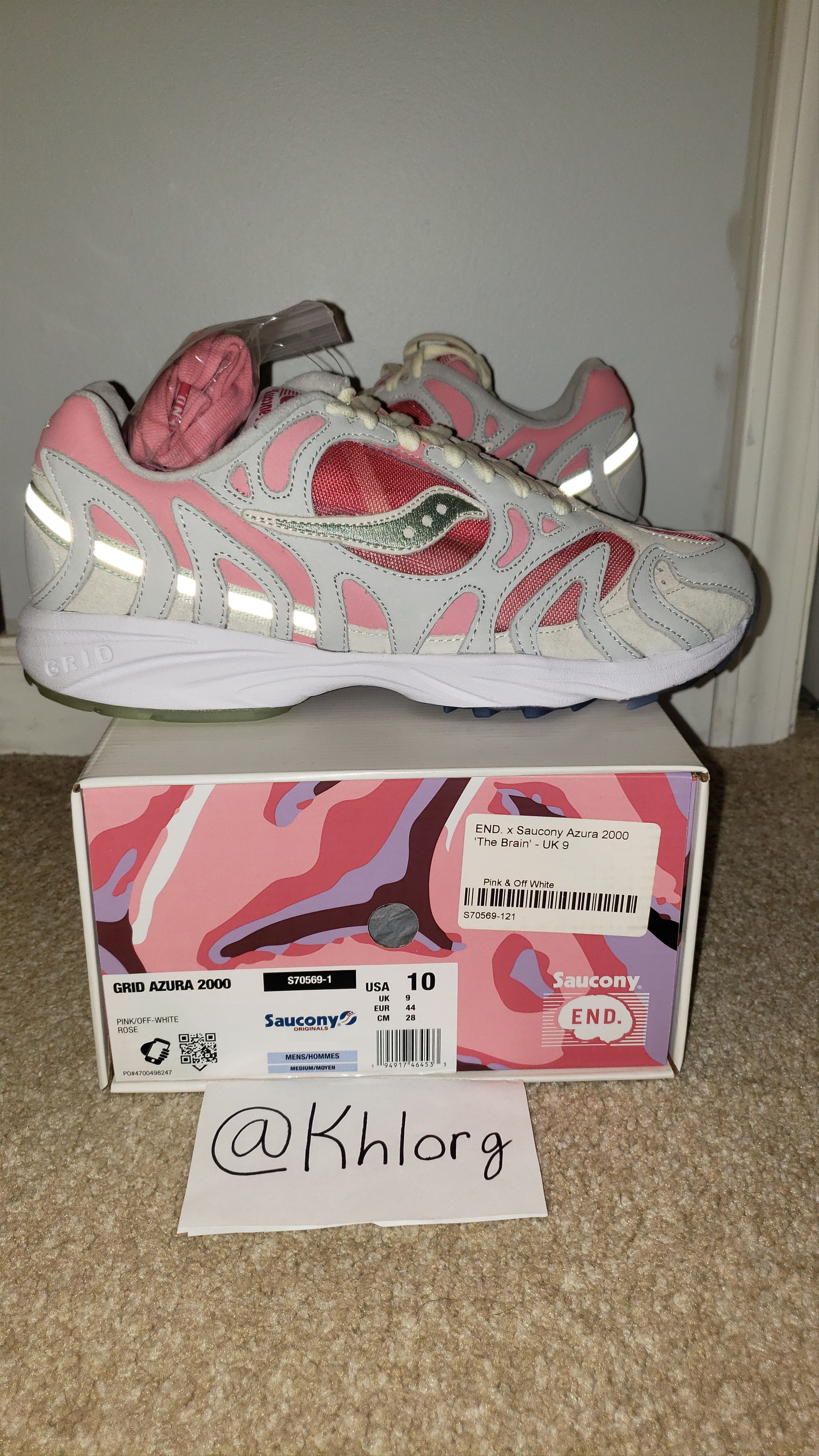 Saucony x END azura 2000 