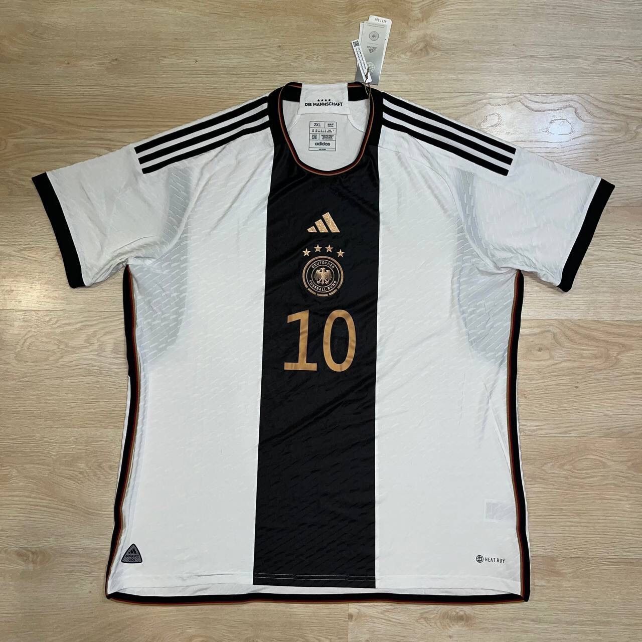 NWT GERMANY ADIDAS 2022 WORLD CUP PLAYER ISSUE HOME JERSEY