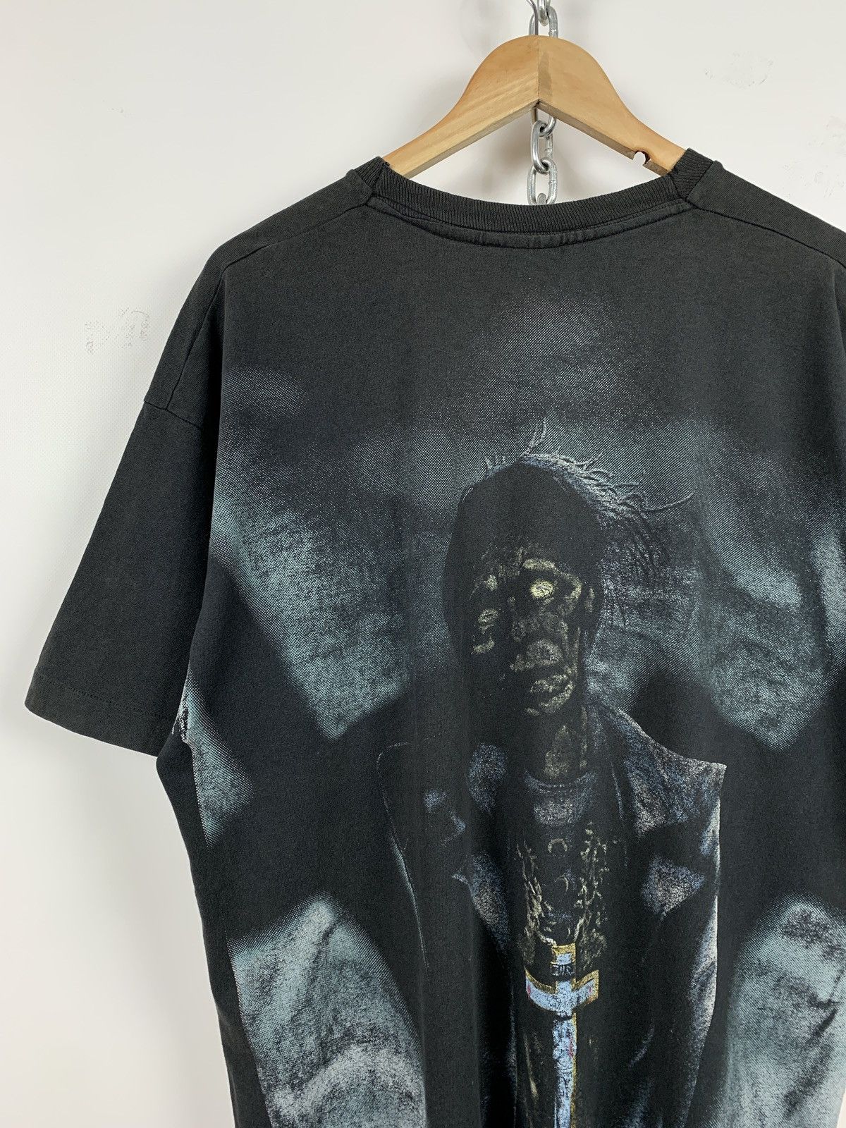 Band Tees 1992 Vintage Asphyx Last One On Earth All Over Print Shirt Size US XL / EU 56 / 4 - 9 Thumbnail