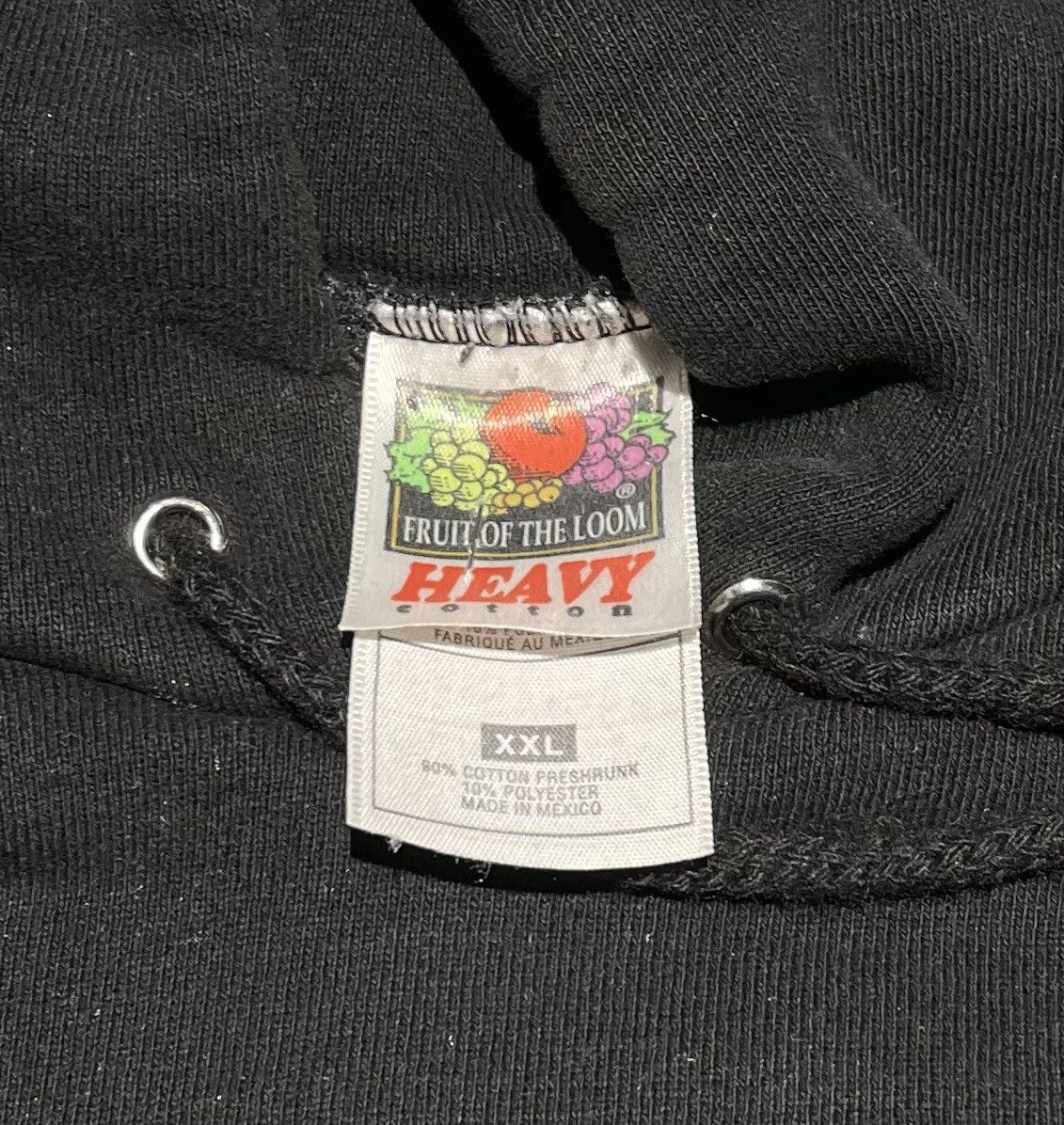 Fruit Of The Loom Vintage 90s fruit of the loom underground spellout hoodie Size US XXL / EU 58 / 5 - 2 Preview