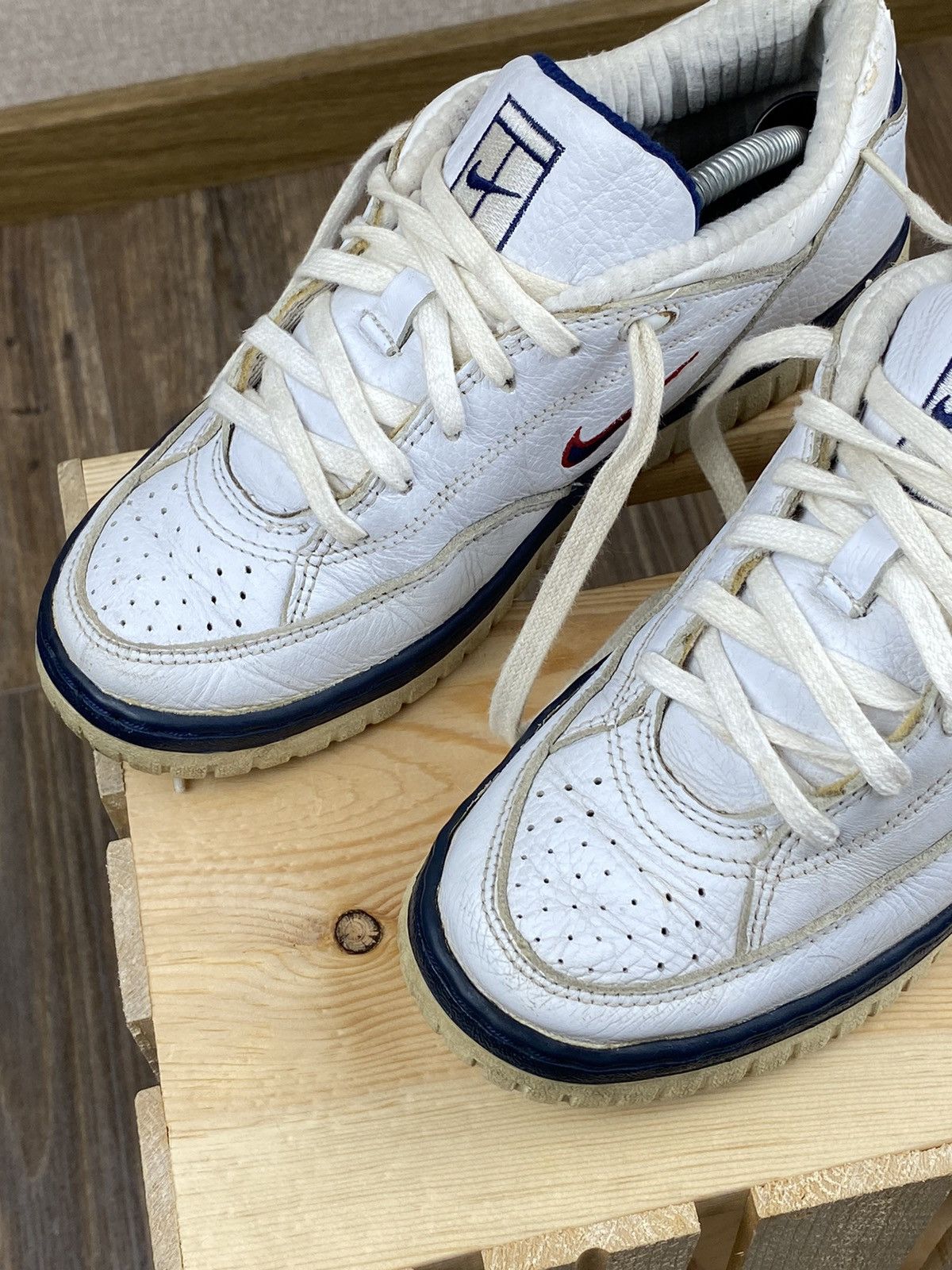 Nike Vintage Nike 90’s Court GSM Leather shoes sneakers 41 Size US 8 / EU 41 - 6 Thumbnail