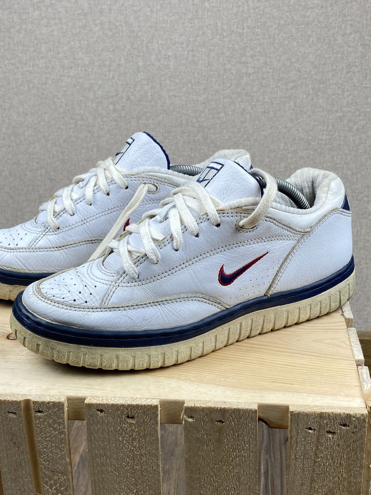 Nike Vintage Nike 90’s Court GSM Leather shoes sneakers 41 Size US 8 / EU 41 - 4 Thumbnail
