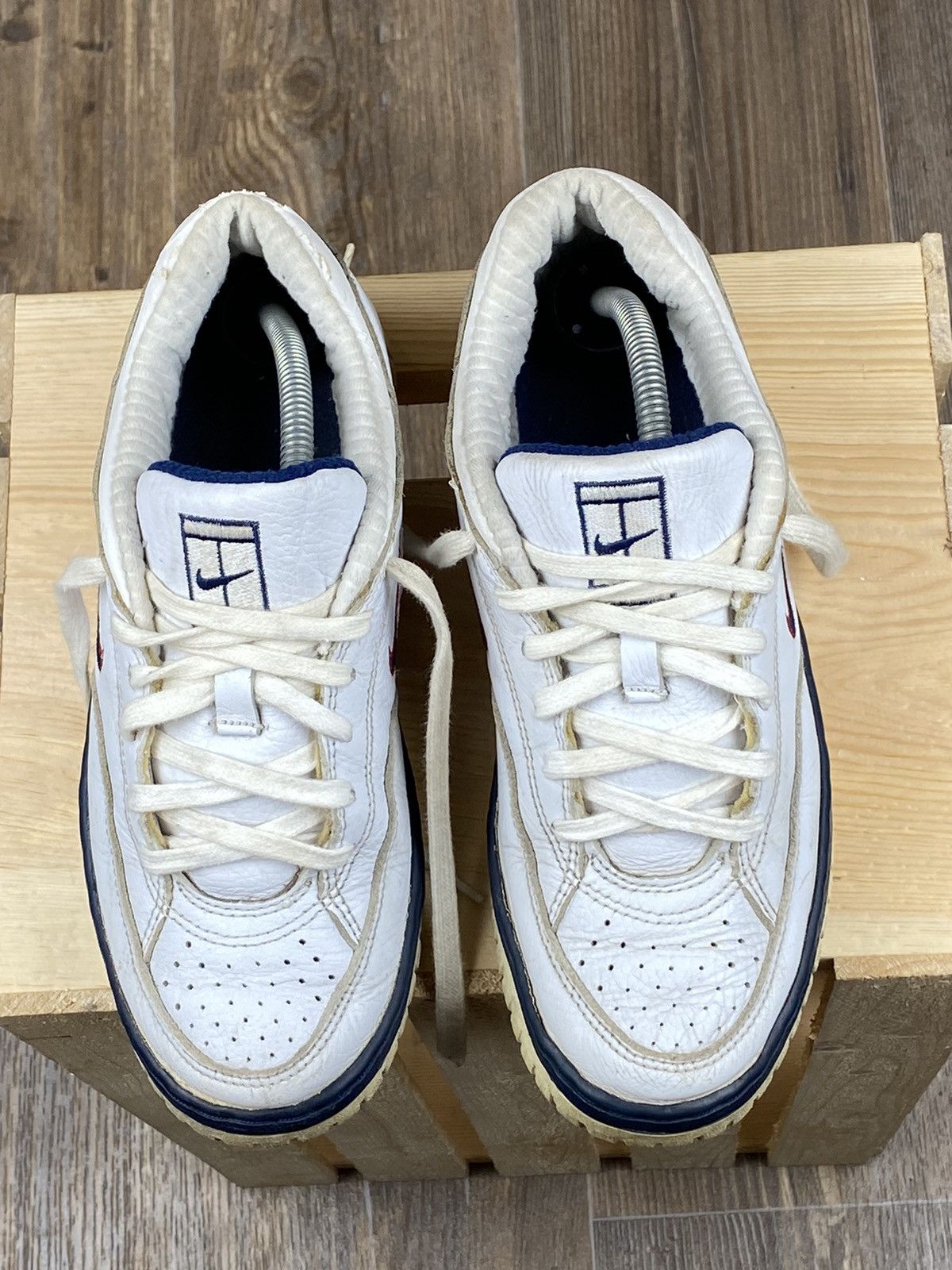 Nike Vintage Nike 90’s Court GSM Leather shoes sneakers 41 Size US 8 / EU 41 - 2 Thumbnail