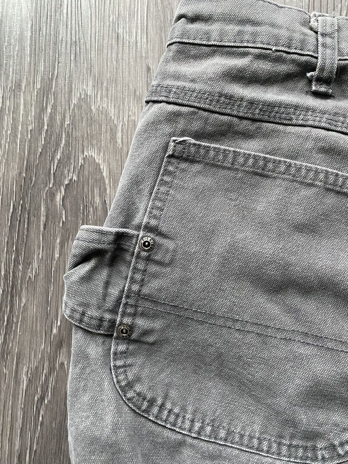 Dickies Dickies Grey Baggy Carpenter Pants Distressed Jeans Denim Size US 35 - 4 Thumbnail
