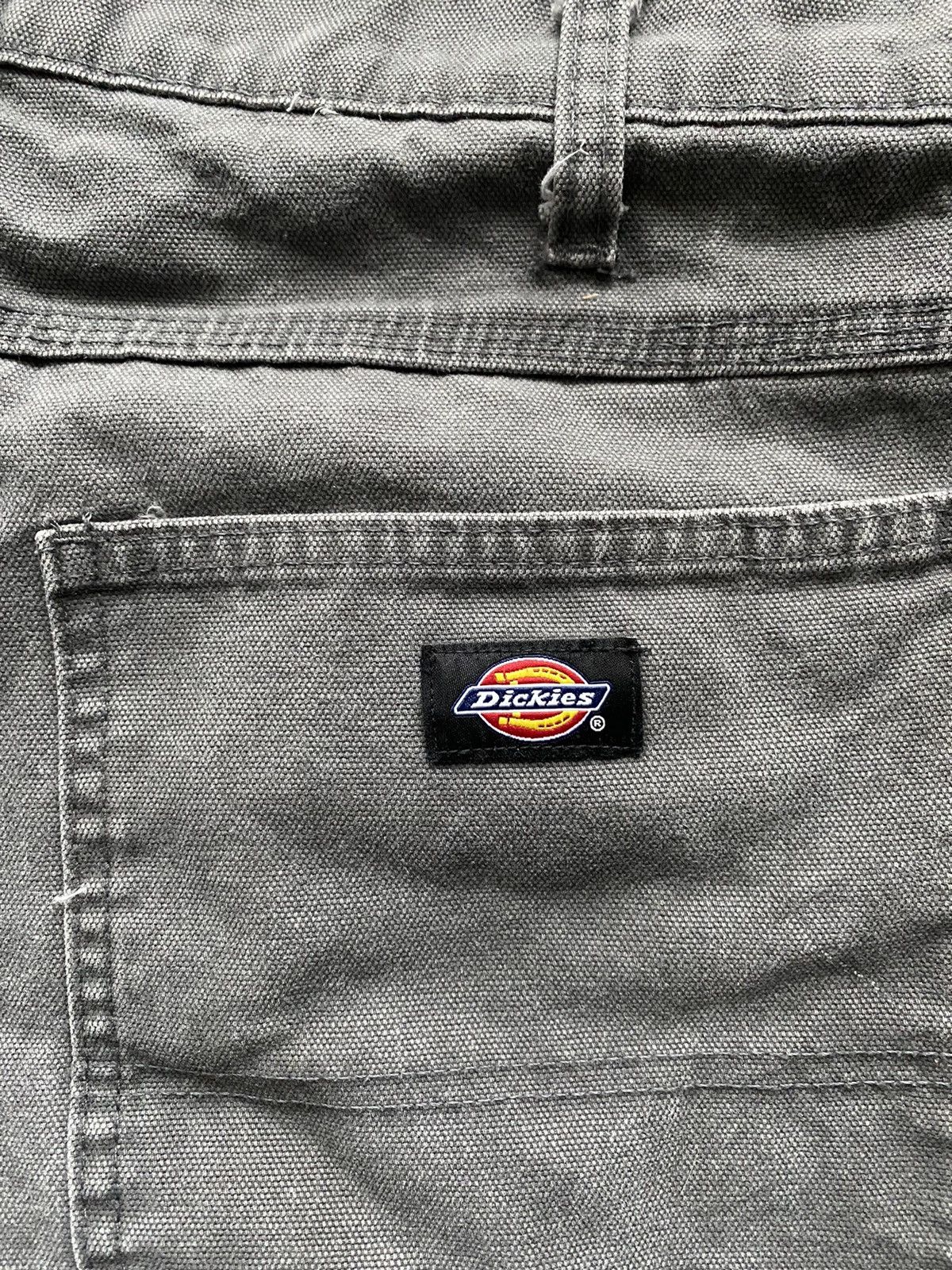 Dickies Dickies Grey Baggy Carpenter Pants Distressed Jeans Denim Size US 35 - 3 Thumbnail