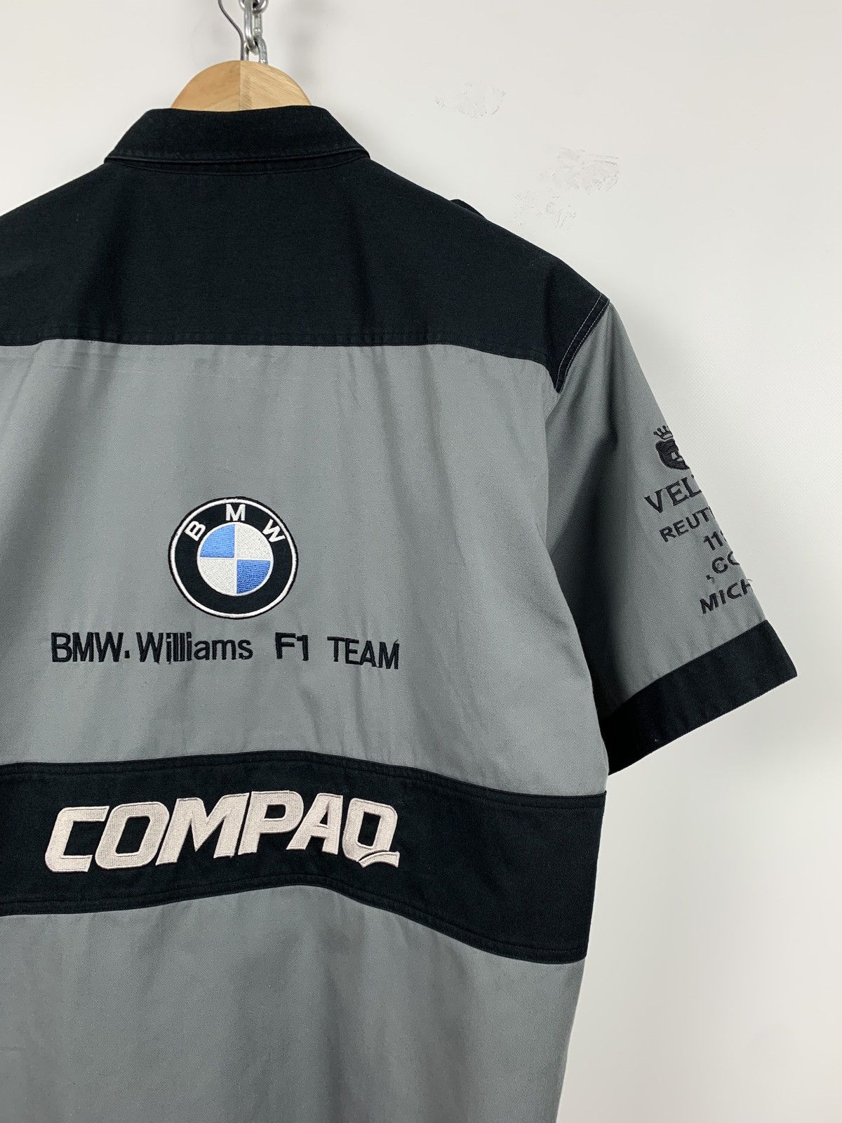 BMW Vintage BMW Williams F1 Team Double Pocket Racing SS Shirt Size US XL / EU 56 / 4 - 11 Thumbnail