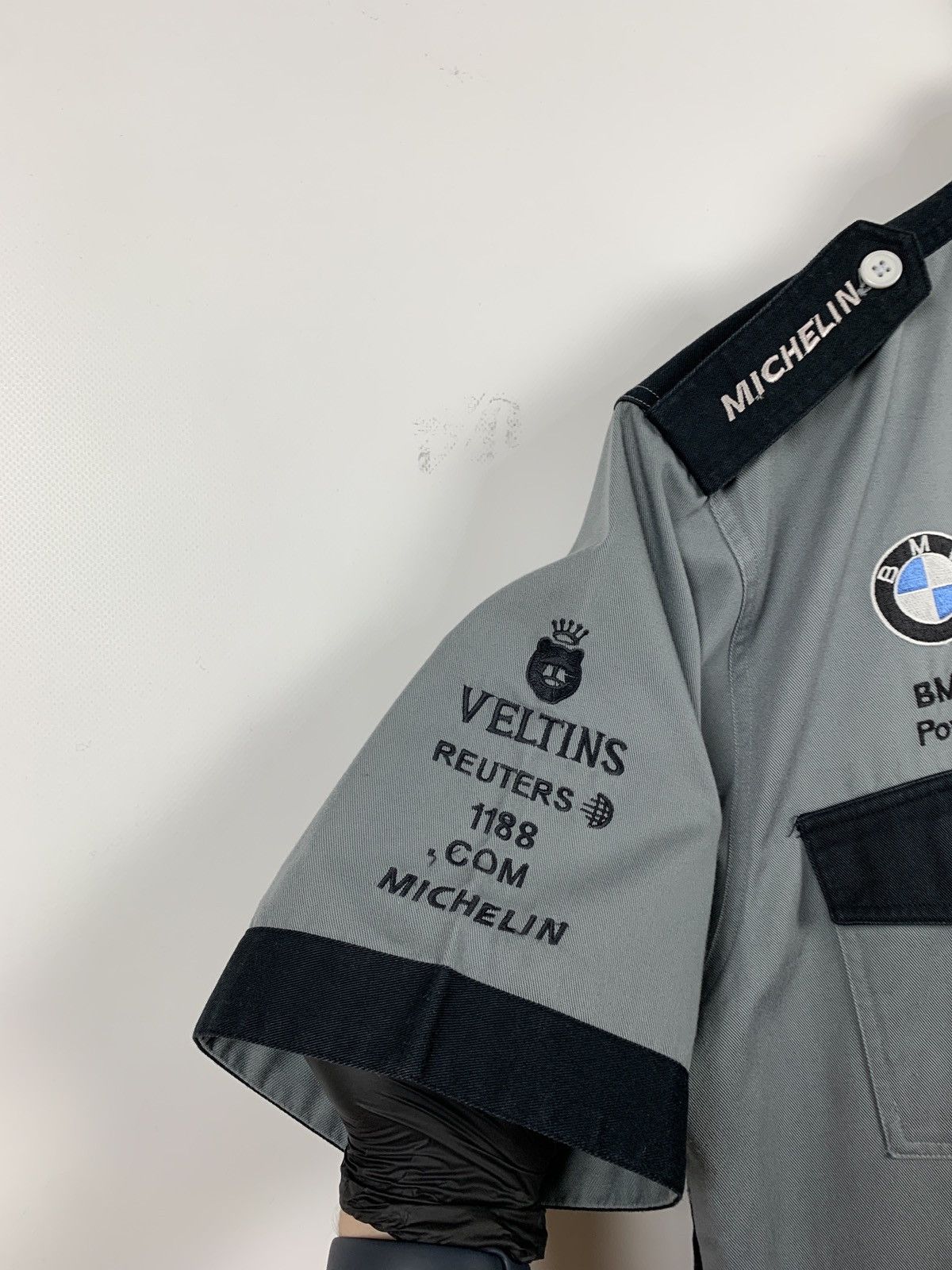 BMW Vintage BMW Williams F1 Team Double Pocket Racing SS Shirt Size US XL / EU 56 / 4 - 8 Thumbnail