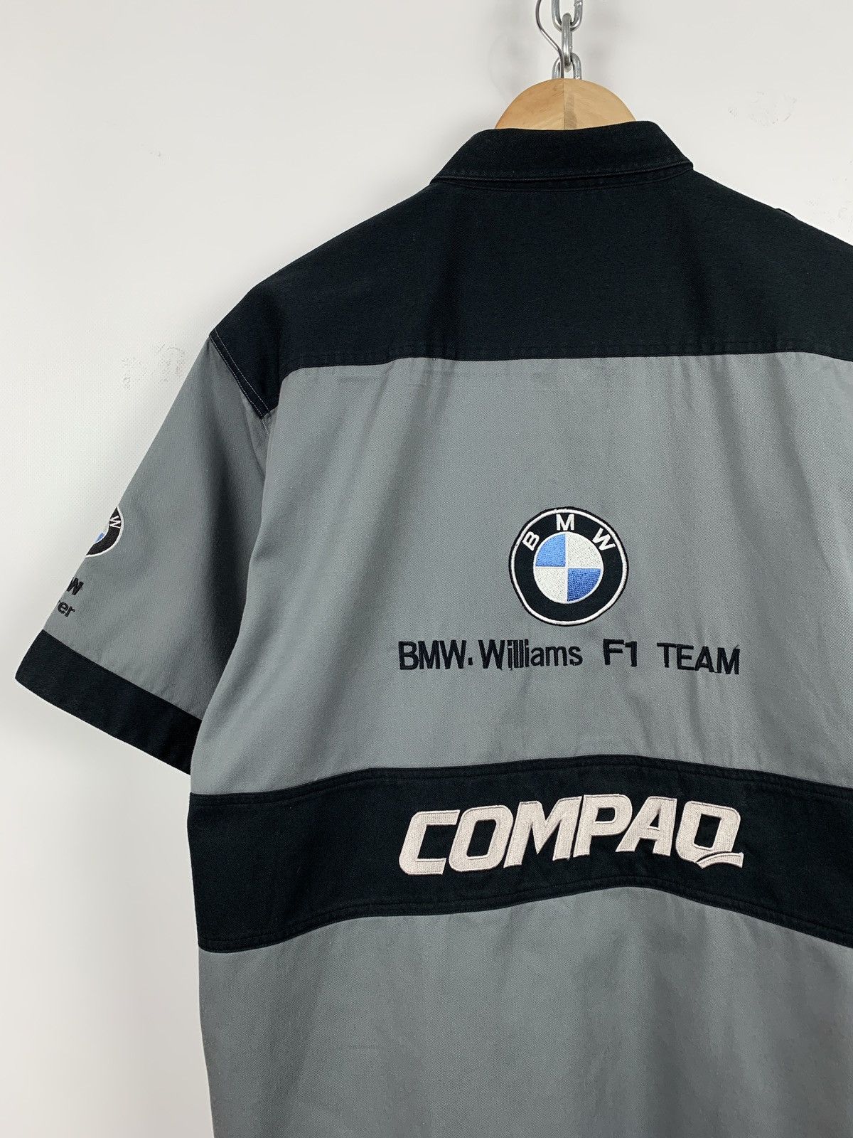 BMW Vintage BMW Williams F1 Team Double Pocket Racing SS Shirt Size US XL / EU 56 / 4 - 10 Thumbnail