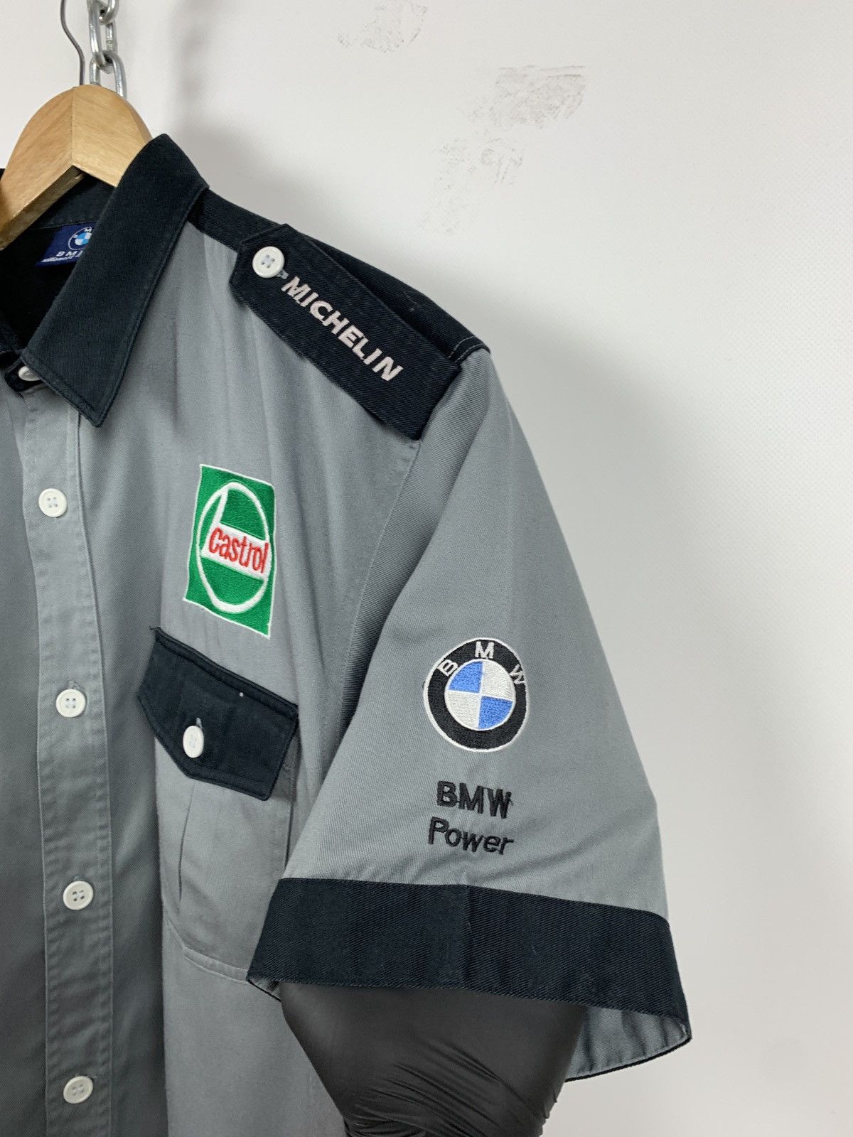 BMW Vintage BMW Williams F1 Team Double Pocket Racing SS Shirt Size US XL / EU 56 / 4 - 9 Thumbnail