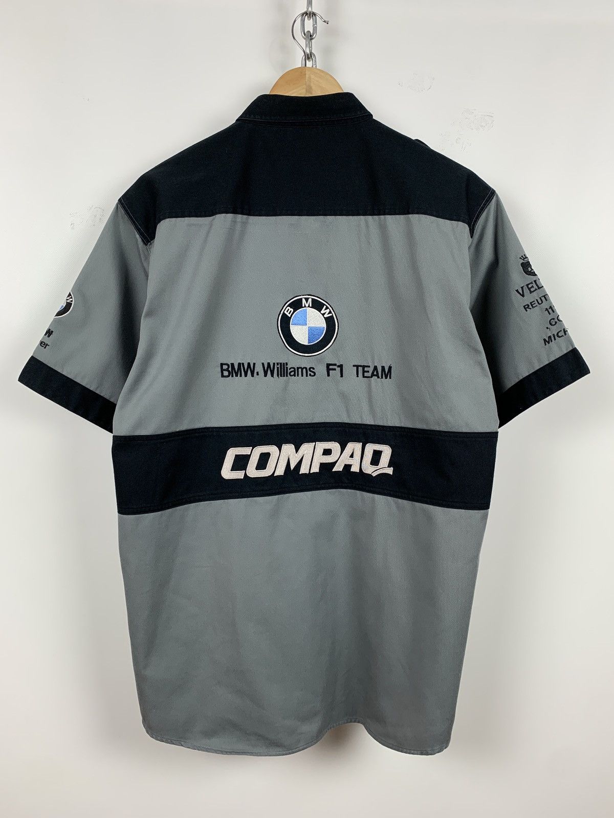 BMW Vintage BMW Williams F1 Team Double Pocket Racing SS Shirt Size US XL / EU 56 / 4 - 2 Thumbnail