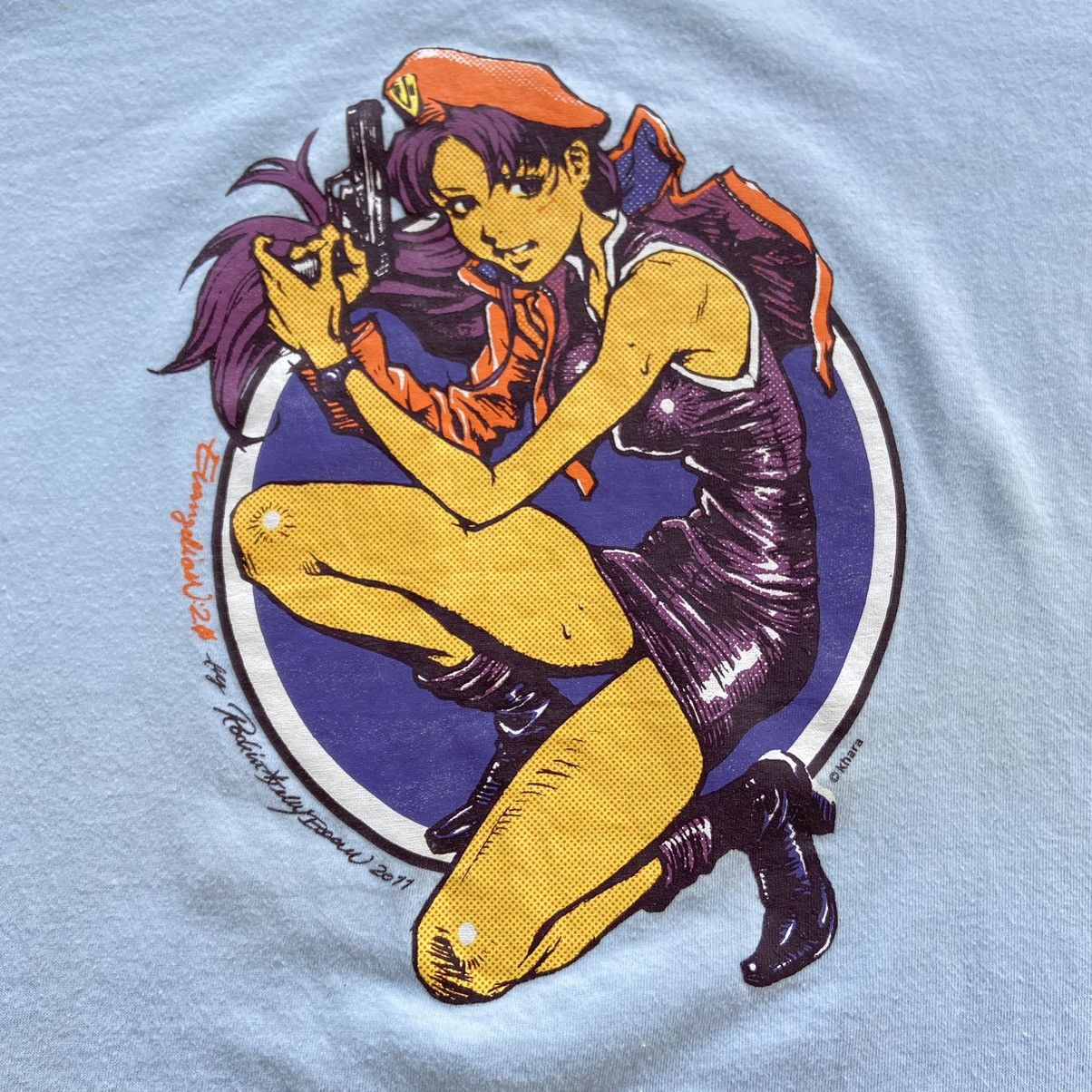 Anime × Cartoon Network × Japanese Brand Rare !! EVANGALION by ROCKIN JELLY BEAN anime tee Size US L / EU 52-54 / 3 - 3 Thumbnail