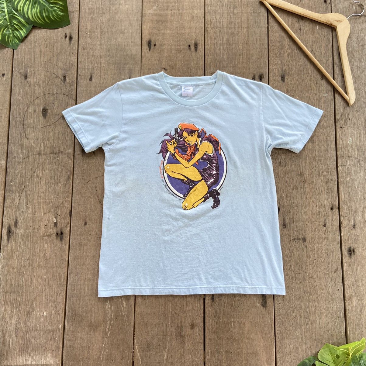 Anime × Cartoon Network × Japanese Brand Rare !! EVANGALION by ROCKIN JELLY BEAN anime tee Size US L / EU 52-54 / 3 - 1 Thumbnail