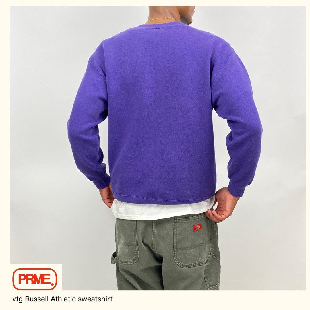Russell Athletic vintage 90s RUSSELL ATHLETIC Logo crewneck sweatshirt Size US L / EU 52-54 / 3 - 2 Thumbnail