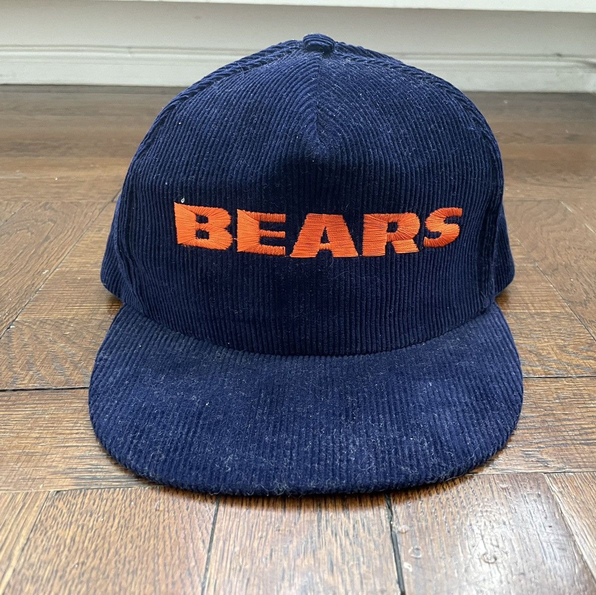 80's Chicago Bears Corduroy Hat - OS