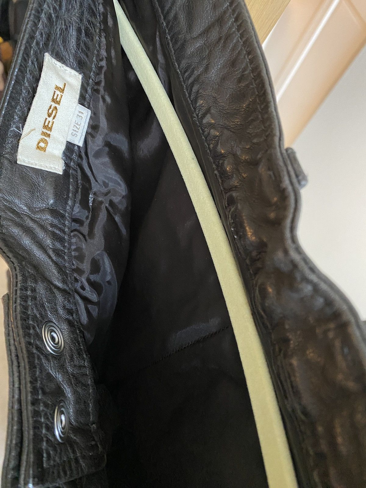 Diesel Diesel Leather biker pants Size US 31 - 2 Thumbnail