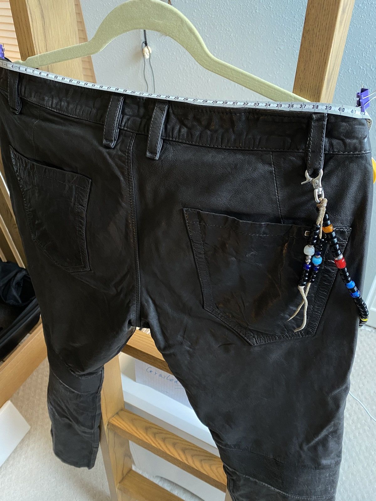 Diesel Diesel Leather biker pants Size US 31 - 4 Thumbnail