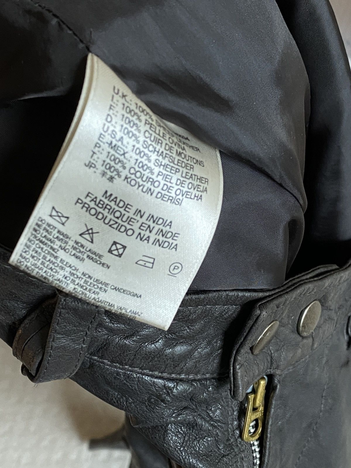 Diesel Diesel Leather biker pants Size US 31 - 7 Thumbnail