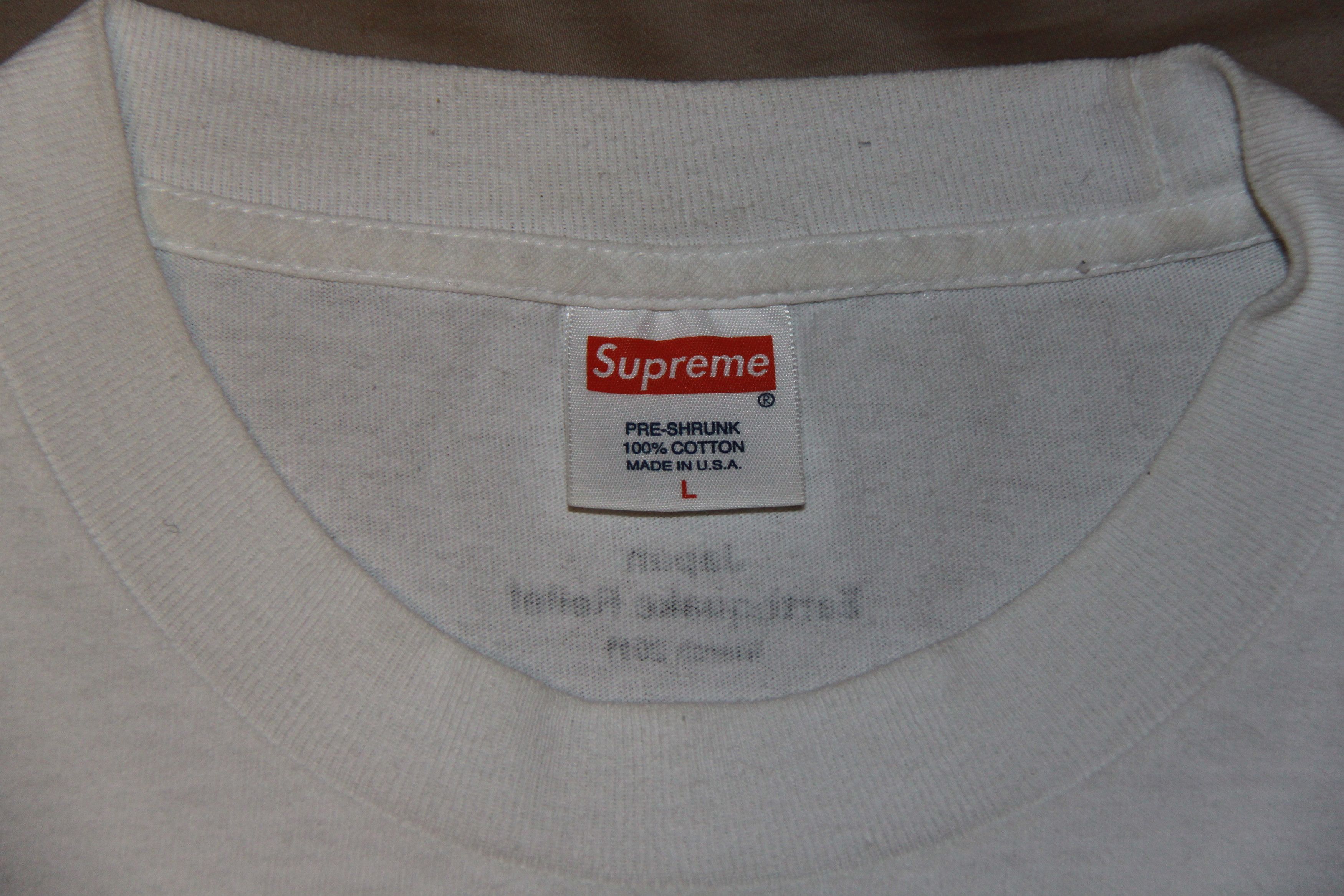 Supreme SS11 Japan Relief Box Logo Tee Size US L / EU 52-54 / 3 - 7 Thumbnail