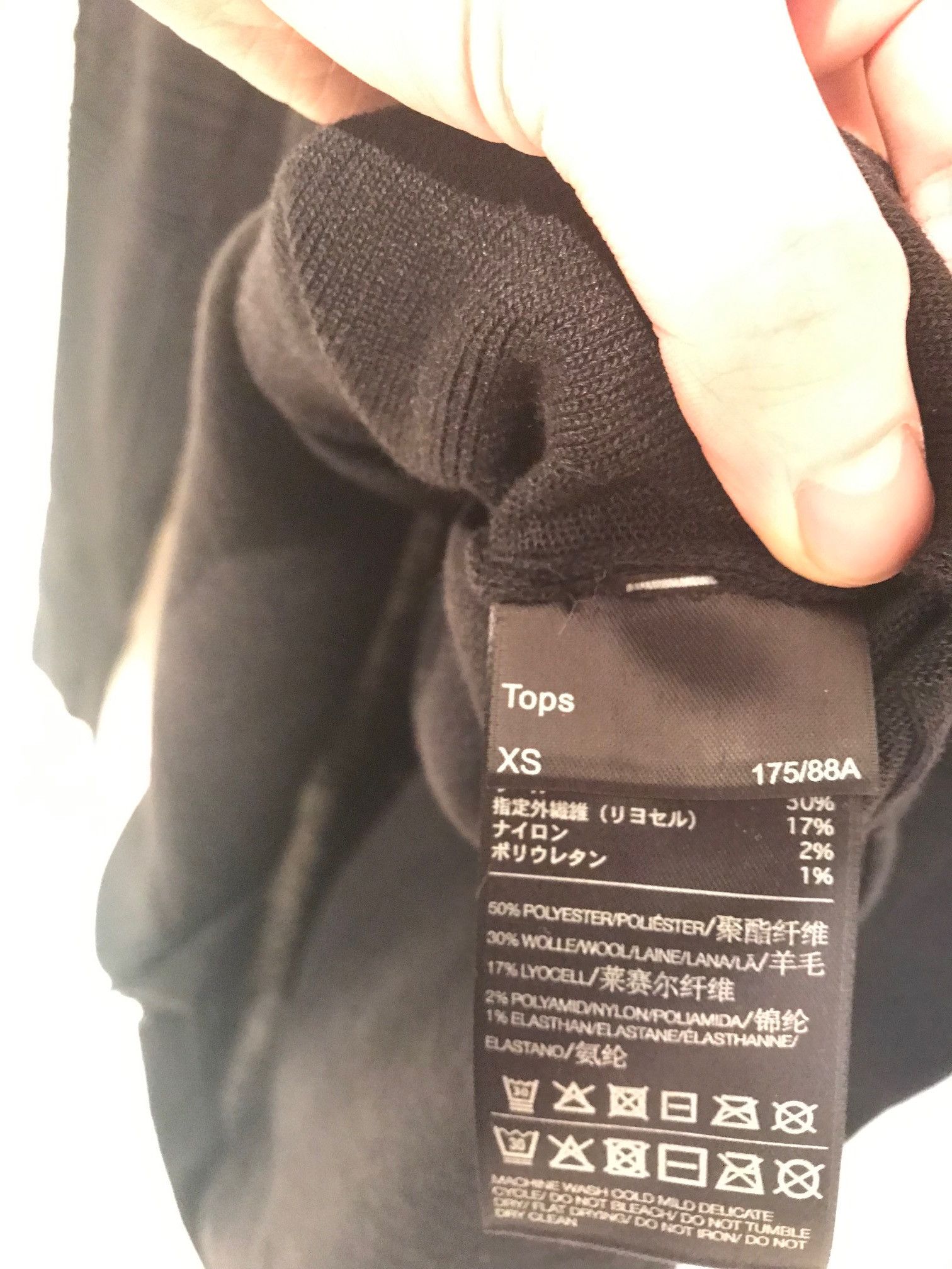 Adidas Y-3 Sport Merino Turtleneck Gaiter Mask Sweater XS Size US XS / EU 42 / 0 - 11 Thumbnail